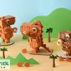 玉龍龍積木磚 Cre8brick - 玉龍龍村磚220片組：圖片 2